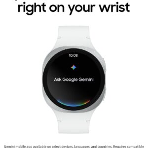Samsung Galaxy Watch 8 (2025) 40mm Bluetooth Smartwatch, Cushion Design, Fitness Tracker, Sleep Coaching, Running Coach, Energy Score, Heart Rate Tracking, Graphite [US Version, 2 Yr Warranty] - Image 8