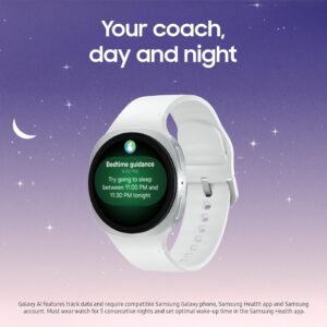 Samsung Galaxy Watch 8 (2025) 40mm Bluetooth Smartwatch, Cushion Design, Fitness Tracker, Sleep Coaching, Running Coach, Energy Score, Heart Rate Tracking, Graphite [US Version, 2 Yr Warranty] - Image 11
