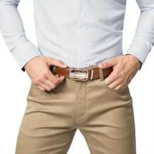 New Men's Genuine Leather Belt Alloy Buckle Ratchet Belt Top Quality Belt Fashion Belt for Men - Image 3