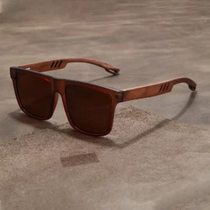 Retro Walnut Sunglasses Brand Ultra-Light Sunglasses For Men and Women Polarized ExquisiteFashion - Image 4