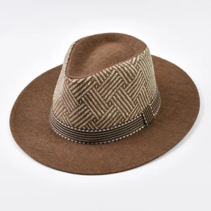 Summer Straw Hat Outdoor Panama Man Gentleman Holiday Sun Hat - Image 4