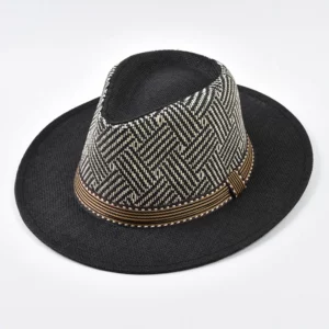 Summer Straw Hat Outdoor Panama Man Gentleman Holiday Sun Hat - Image 6