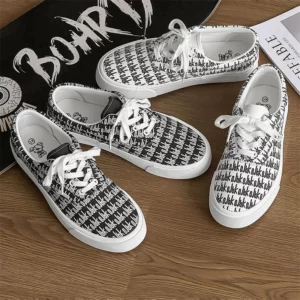 Designer Canvas Casual shoes for men Flats Vulcanized Shoes Original printed sneakers male Skateboard street shoes men Tennis - Image 4