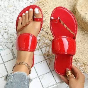 Women Slippers Walking Home Slippers Slides Women Outside Casual Beach Women Shoes Flat Slip on Flip Flop Trend Fashion Sandals - Image 1