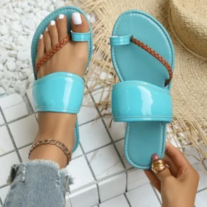 Women Slippers Walking Home Slippers Slides Women Outside Casual Beach Women Shoes Flat Slip on Flip Flop Trend Fashion Sandals - Image 2