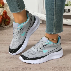 2026 Spring New Round Toe Comfortable Casual Sports Shoes Fashionable and Sexy Lace Up Hot Selling Vulcanized Shoes for Women - Image 3