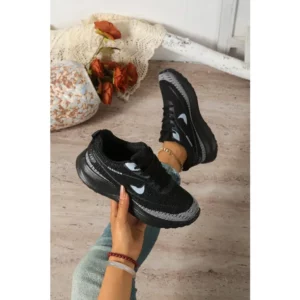2026 Spring New Round Toe Comfortable Casual Sports Shoes Fashionable and Sexy Lace Up Hot Selling Vulcanized Shoes for Women - Image 2