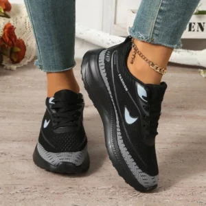 2026 Spring New Round Toe Comfortable Casual Sports Shoes Fashionable and Sexy Lace Up Hot Selling Vulcanized Shoes for Women - Image 3