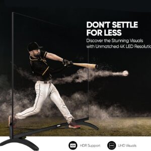 Nikai 50" Ultra HD 4K Smart LED TV, Android 13, Built-in WiFi, 60Hz Refresh Rate, Quad-Core Processor, 3 HDMI Ports, 2 USB Ports, Slim Frame - UHD5010SLED - Image 4