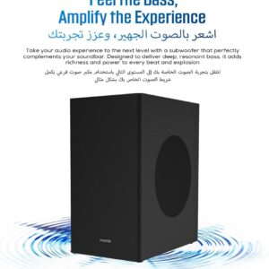 Faster Theater Pro T3000 RGB Soundbar Speaker- 2.1CH Wired Subwoofer and Wireless Soundbar Portable Speaker- 160W Audio Output Power Home Theater 5.0 Bluetooth Speaker TV-ARC, PC, USB, BT, AUX, OPT - Image 6
