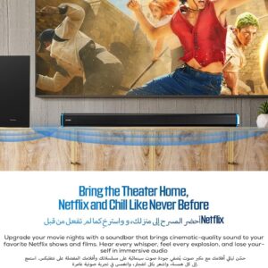 Faster Theater Pro T3000 RGB Soundbar Speaker- 2.1CH Wired Subwoofer and Wireless Soundbar Portable Speaker- 160W Audio Output Power Home Theater 5.0 Bluetooth Speaker TV-ARC, PC, USB, BT, AUX, OPT - Image 7