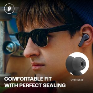 JBL Wave Beam True Wireless Earbuds, Deep Bass, Comfort Fit, 32H Battery, Smart Ambient, TalkThru, Hands-Free + VoiceAware, Water and Dust Resistant - Black, JBLWBEAMBLK - Image 7
