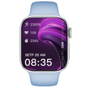 Hezire H-Watch Max Smartwatch with 2.01” High-Resolution Display, Bluetooth Calling, Voice Assistant, Water Resistant Fitness Tracker, Long Battery Life (Blue) - Image 1