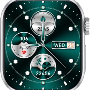 Hezire H-Watch Max Smartwatch with 2.01” High-Resolution Display, Bluetooth Calling, Voice Assistant, Water Resistant Fitness Tracker, Long Battery Life (Blue) - Image 2