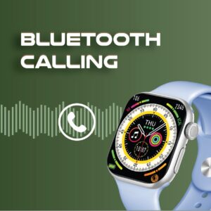 Hezire H-Watch Max Smartwatch with 2.01” High-Resolution Display, Bluetooth Calling, Voice Assistant, Water Resistant Fitness Tracker, Long Battery Life (Blue) - Image 4