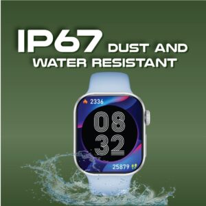 Hezire H-Watch Max Smartwatch with 2.01” High-Resolution Display, Bluetooth Calling, Voice Assistant, Water Resistant Fitness Tracker, Long Battery Life (Blue) - Image 5