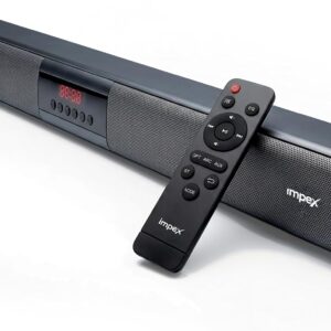 Impex 2.0 Channel Soundbar 4000W PMPO,With Remote, LED Display, Clear Voice Soundbar Smart Bluetooth Speaker for TV, Bluetooth, USB, HDMI, AUX, Optical - SB 1401 - Image 2