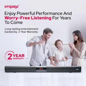 Impex 2.0 Channel Soundbar 4000W PMPO,With Remote, LED Display, Clear Voice Soundbar Smart Bluetooth Speaker for TV, Bluetooth, USB, HDMI, AUX, Optical - SB 1401 - Image 6