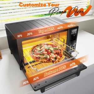 Nuwave Bravo Pro Convection Air Fryer Toaster Oven Combo, 2025 New and Improved, 10-in-1, 50°-450°F Temp Controls, Quick & Even Crisp Technology, 21Qt Capacity, Black, PFAS Free - Image 6