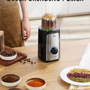 SANGCON 5 in 1 Blender and Food Processor Combo for Kitchen, Small Electric Food Chopper for Meat and Vegetable, 350W High Speed Blenders with 2 Speeds and Pulse for Smoothies and Shakes - Image 6