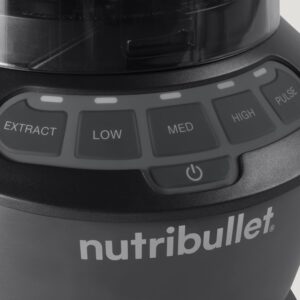 Nutribullet Full-Size Blender Combo, Single-Serve & Large Capacity, 1200W, 64oz Pitcher, 32oz Cup, Extractor Blade, 3-Speed, Pulse, Smoothies, Soups, Sauces, Easy Cleaning, Dark Gray, NBF50500 - Image 5