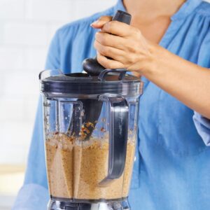 Nutribullet Full-Size Blender Combo, Single-Serve & Large Capacity, 1200W, 64oz Pitcher, 32oz Cup, Extractor Blade, 3-Speed, Pulse, Smoothies, Soups, Sauces, Easy Cleaning, Dark Gray, NBF50500 - Image 6