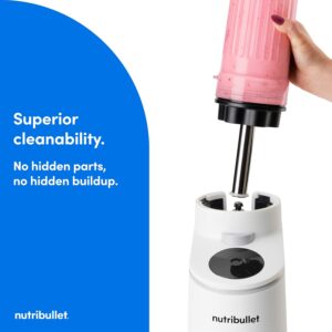 nutribullet Chill Ice Cream Maker, for Gelato, Sorbet, Frozen Yogurt, Smoothie Bowls, Compact Size, (2) Dishwasher Safe 16 oz. Pint Cups with Lids, White, NBD50100AW - Image 7