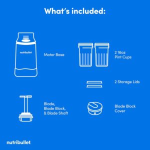 nutribullet Chill Ice Cream Maker, for Gelato, Sorbet, Frozen Yogurt, Smoothie Bowls, Compact Size, (2) Dishwasher Safe 16 oz. Pint Cups with Lids, White, NBD50100AW - Image 9