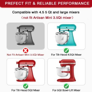Ice Cream Maker Attachment for KitchenAid Stand Mixer, Compatible with 4.5/5QT & 6QT Stand Mixers, 2 Quart Frozen Kitchenaid Ice Cream Maker Attachment Ice Cream Bowl for Yogurt/Sorbet Gelato - Image 4