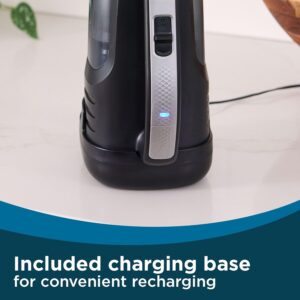 BLACK+DECKER Dustbuster Reveal Handheld Vacuum Cordless, Car Vacuum Portable Cordless, LED Light, Long Run Time, Rechargeable Lightweight Dust Buster, Includes Crevice Tool, Charging Base (HLVD320B42) - Image 9