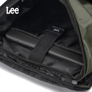 Lee Brand Large Capacity Flip Leather 16 inch Laptop School Bag for Student, Men Women Outdoor Waterproof Oxford Travel Backpack - Image 3