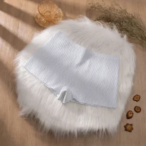 BZEL 5PCS Women's Panties Boxers Wheat Ear Pattern Soft Sexy Lingerie Breathable Comfortable Female Boyshorts Sports Underpants - Image 5