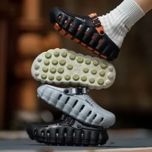 2026 Summer New Cave Shoes Outdoor Non slip Cool Slippers One Step Trendy Thick Bottom Odor proof Beach Shoes - Image 1