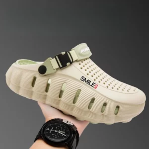 2026 Summer New Cave Shoes Outdoor Non slip Cool Slippers One Step Trendy Thick Bottom Odor proof Beach Shoes - Image 5
