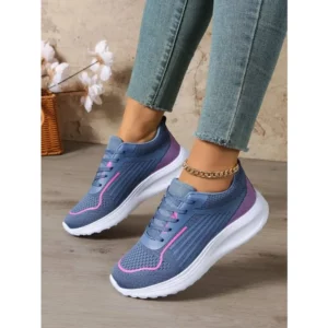 2026 Chunky Sneakers Women's Casual Shoes Spring and Autumn Mesh Breathable Sports Shoes for Women's Soft Sole Running Shoes - Image 5