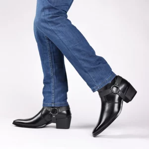 Men's Boots Fashion Designer Chelsea Boots Luxury High Quality Men Cowboy Boots 2026 Zip Wedding Office Dress Shoes Male - Image 4
