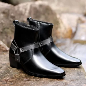 Men's Boots Fashion Designer Chelsea Boots Luxury High Quality Men Cowboy Boots 2026 Zip Wedding Office Dress Shoes Male - Image 6