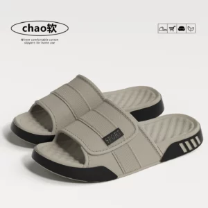 EVA Men's Slip-On Shoes Comfortable Home Bathroom Outdoor Wear Anti-Slip Deodorant High-Rise Slippers Spring Summer Autumn - Image 3