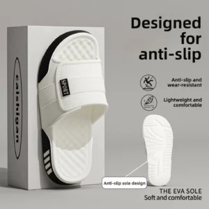 EVA Men's Slip-On Shoes Comfortable Home Bathroom Outdoor Wear Anti-Slip Deodorant High-Rise Slippers Spring Summer Autumn - Image 4