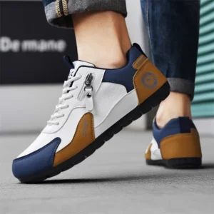 Men Shoes PU Leather Casual Shoes For Men Sneakers Spring Autumn Winter Shoes For Male Comfortable Walking Shoes Athletic - Image 2