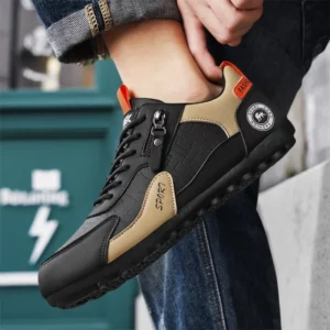 Men Shoes PU Leather Casual Shoes For Men Sneakers Spring Autumn Winter Shoes For Male Comfortable Walking Shoes Athletic - Image 5