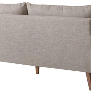 Modway Revive Contemporary Modern Fabric Upholstered Sofa In Beige - Image 5
