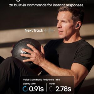 soundcore Liberty 5 Pro by Anker, Guinness World Records-Certified Call Quality, ANKER Thus™ AI Chip, Active Noise Cancelling Wireless Earbuds, Crystal-Clear Calls for Noisy Environments - Image 8