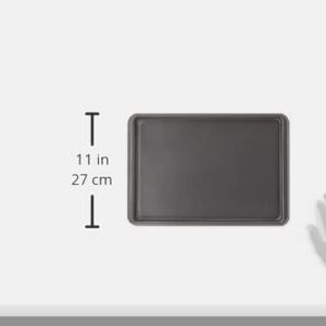 GoodCook Everyday Nonstick Baking Sheet Set, 3 Pack Includes Small (13×9) Medium (15×1) and Large (17×11) Pans Carbon Steel Construction Cookie Sheets Bakeware Set, Gray - Image 2