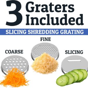 Stainless Steel Mixing Bowls with Lids Set, 3 Grater Attachments, Airtight Lids, Non-Slip Silicone Base Mixing Bowl Set, Large Prep Metal Mixing Bowls for Kitchen, Black - Image 4