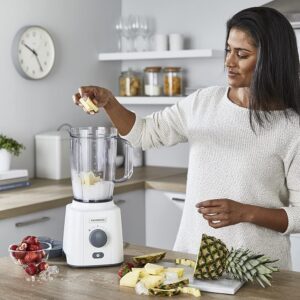 Kenwood Blender 650W Smoothie Blender/Smoothie Maker Blend-X Fresh 1.5L With Extra Blender Jar, Grinder Mill, Grater Mill, Ice Crush Function Blp41.H0Wh White - Image 5