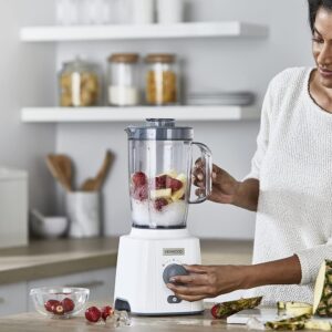 Kenwood Blender 650W Smoothie Blender/Smoothie Maker Blend-X Fresh 1.5L With Extra Blender Jar, Grinder Mill, Grater Mill, Ice Crush Function Blp41.H0Wh White - Image 7