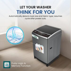 STAR TRACK 18 kg Top Loading Automatic Washing Machine, ESMA 5 Star Energy-Saving, Titanium, Model SW-1800ATT1-SK(T), 1 Years Full Warranty - Image 6