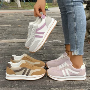 Women New Designer Sneakers Sport Thick Bottom Casual Fashionable Sneakers 2026 Lightweight Running Shoes Women Zapatos De Mujer - Image 2