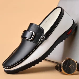 New Brand Loafers Men's Shoes All-match Formal Business Leather Shoes Soft Lightweight Men's Casual Men's Fashion Sneakers Shoes - Image 1